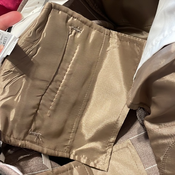 •BANANA REPUBLIC•NWT SLOAN TAUPE PIN STRIPE TROUSER IN SIZE 10S - Picture 6 of 10